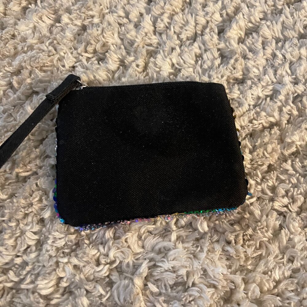 Reversible Sequin Tote + Justice Wristlet Pouch - Picture 4 of 4